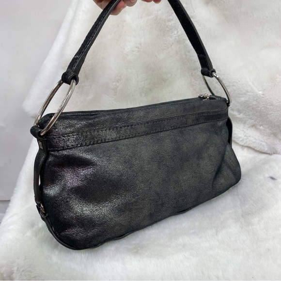 Juicy Couture Vintage Gray Metallic Shoulder purse - Picture 8 of 16